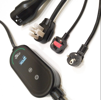 7KW tomada de poder do carregador 16a de Schuko Ev do modo 2 com sensor de temperatura