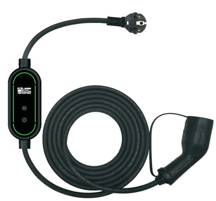 Os carregadores móveis elétricos portáteis dos carregadores 3.6kW 16A 250V EV do carro com sensor de temperatura Schuko obstruem o CE EN62752