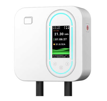 comprar 22kW de carregamento rápido trifásico Smart Home Wallbox certificado CE Carregador de veículos elétricos montado na parede IP65 Suporte à resistência à água Conexão RFID/WiFi/Bluetooth Disponível em branco e preto fabricação em linha