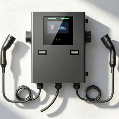 comprar Carregador Wallbox IP55 2*22kw para Uso Comercial Wallbox com Pistolas Duplas fabricação em linha