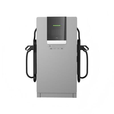 comprar Carregador rápido de veículos elétricos de corrente contínua de 60 kW com conectores duplos CCS2 para estações de carregamento comerciais fabricação em linha