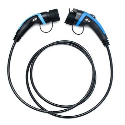 comprar 32A CE homologado IP67 Tipo 1 a Tipo 2 cabo de carregamento de veículos elétricos com conector azul fabricação em linha