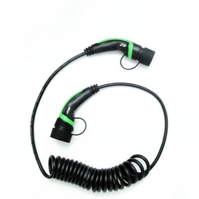Tipo de ANS Green 16A - 2 a datilografar - 2 tomada masculina do cabo 1phase de EV à tomada fêmea