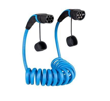 comprar 1 tipo da espiral do cabo 16A do carro elétrico da fase - 2 a datilografar - cabo de carregamento de 2 EV fabricação em linha