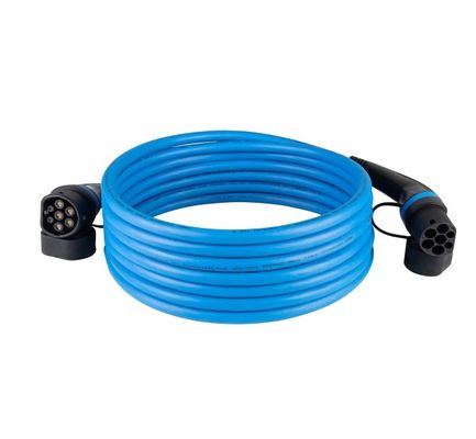 comprar 3 tipo personalizado do carregador do ev do comprimento do cabo do IEC 62196 da fase - 2 a datilografar - 2 cabo de carregamento do modo EV com a tomada 32A fabricação em linha