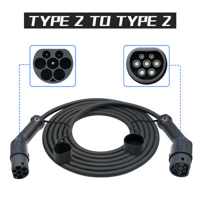 comprar 16A 1 tipo da fase - 2 a datilografar - cabo de carregamento de 2 EV com cabo preto de 5m TUV fabricação em linha