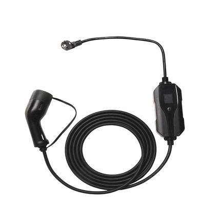 Carregador portátil da tomada 10A 13A 5m EV do Type1 J1772 com modo 2 da tomada do Reino Unido