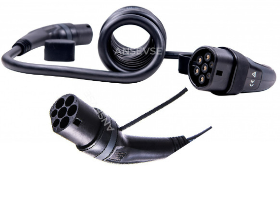 Bom preço Cabos de carregamento de veículos elétricos de ligação à terra de tipo 2 com materiais Huntsman e nível de proteção IP65 on-line
