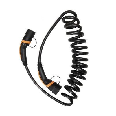 Bom preço 7kW tipo espiral - 2 a datilografar - 2 cabo de carregamento 32A 250V 1 padrão do IEC 62196 da fase on-line