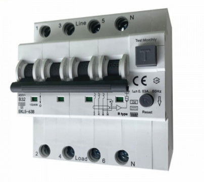 Bom preço Interruptor MCB RCCB RCBO do IEC 62423 32A RCD com proteção da sobrecarga on-line